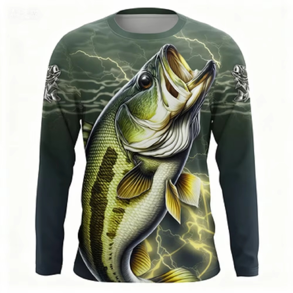Women And Men Fashion - Camiseta de Manga Longa com Estampa