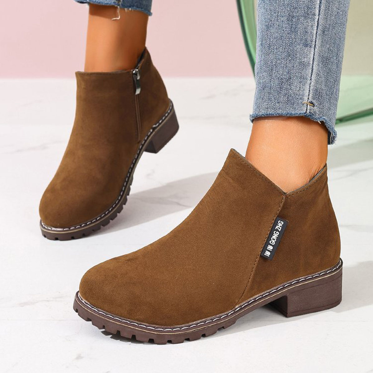 Sale Fashion Women - Botas Femininas de Outono Inverno com