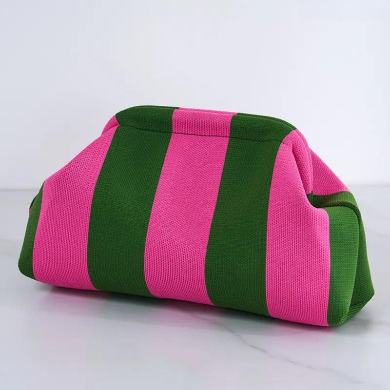 Women Fashion Handbags - Bolsa Clutch de Crochê Feminina –