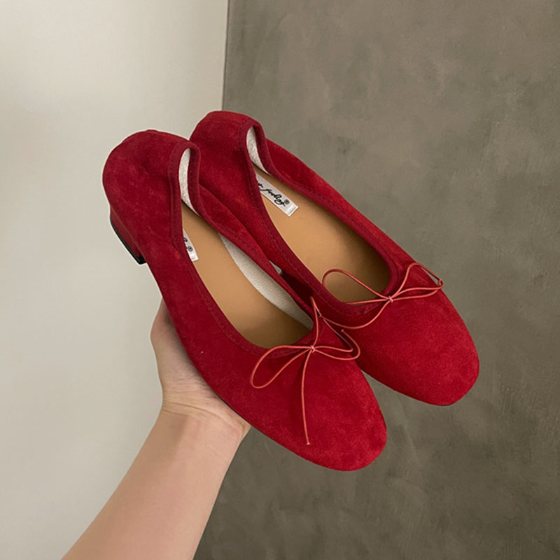 Women'S Fashion Spring 2025 - Moda borboleta-nó senhoras deslizamento em bombas