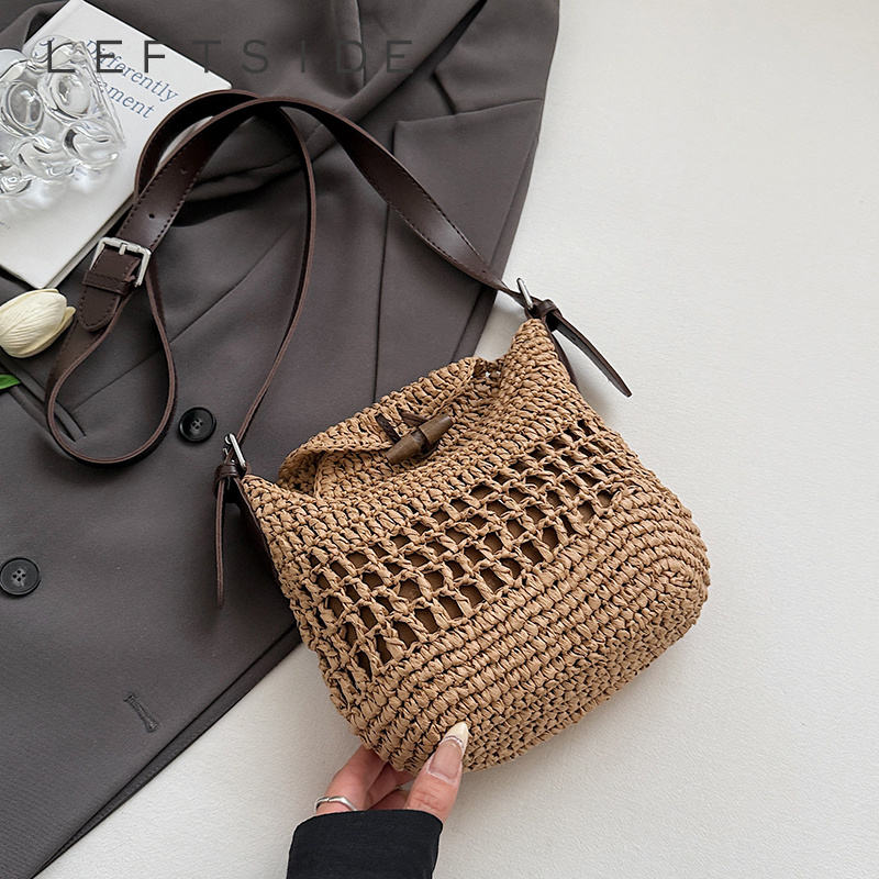 Women'S Fashion Trends 2026 Spring Summer - Bolsa de Palha Pequena Trançada Feminina