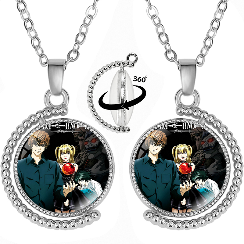 Women Fashion Necklace - Colar Rotativo de Moda Death Note