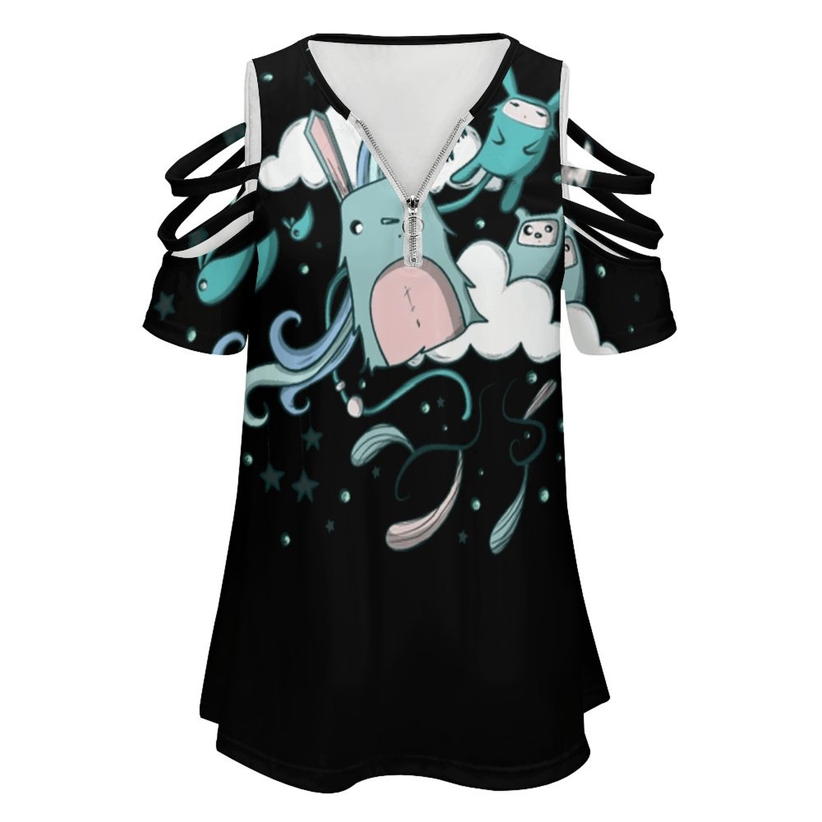 Little Dreams Mulheres Zipper  - Women Fashion Vector avaliação e preço