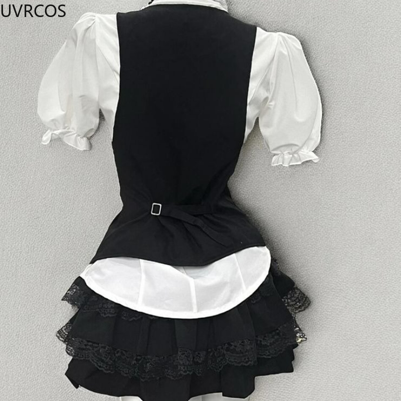 Y2k estética lolita estilo doc - Puff Sleeve Blouse avaliação e preço