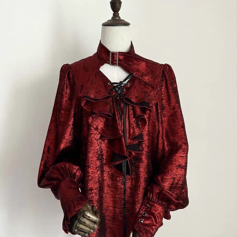 Blusa Lolita Japonesa Doce e E - Puff Sleeve Blouse avaliação e preço