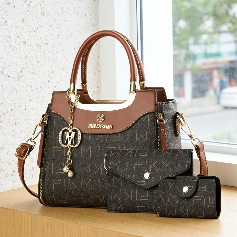 Conjunto de 3 peças de bolsas  - Women Fashion Handbags avaliação e preço