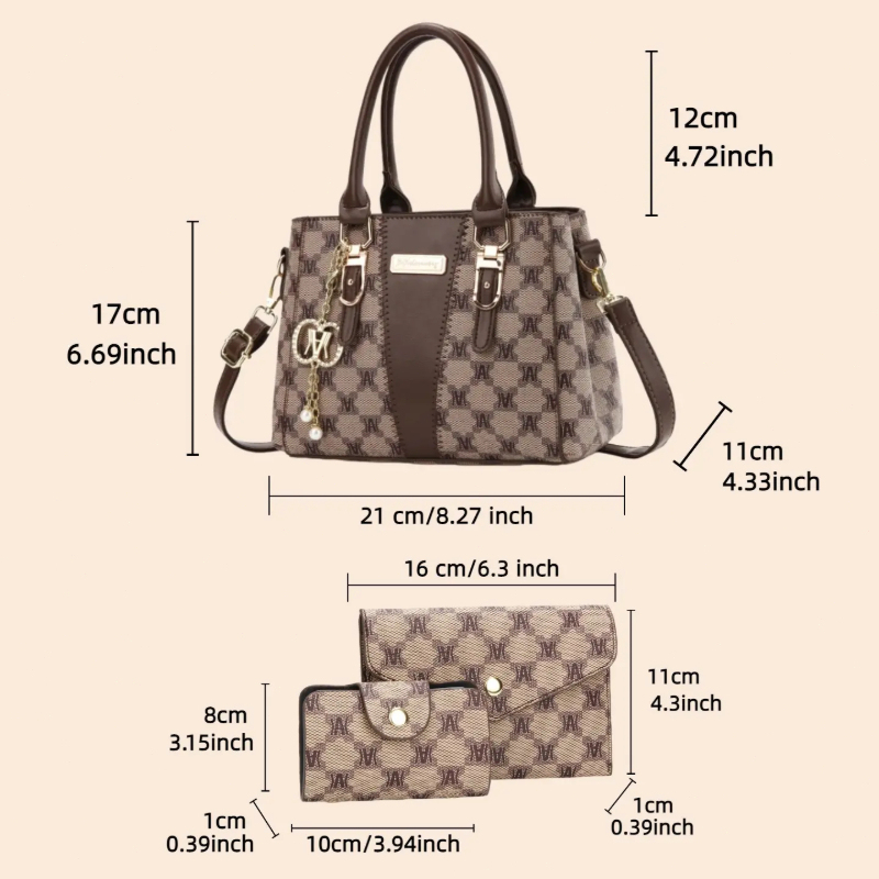 Bolsa de luxo leve com estampa - Women Fashion Handbags avaliação e preço