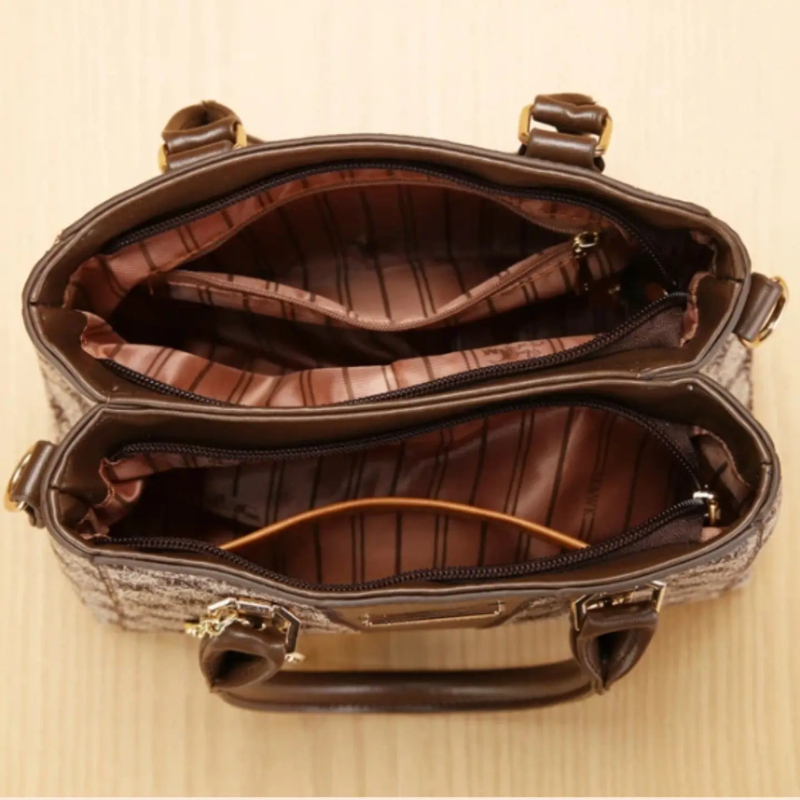 Bolsa de luxo leve com estampa - Women Fashion Handbags avaliação e preço
