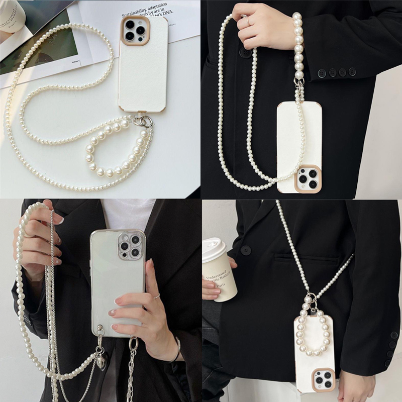 Alça de telefone de pérola Y2K - Women'S Fashion Layering avaliação e preço