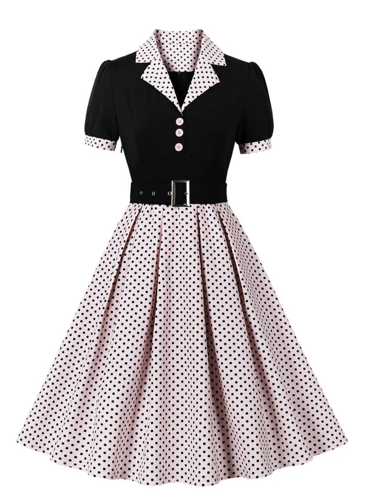 2024 nova moda bolinhas vintag - Women'S Fashion From The 60S avaliação e preço