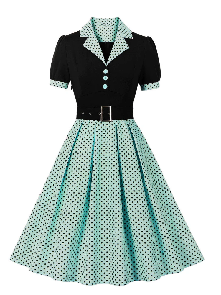2024 nova moda bolinhas vintag - Women'S Fashion From The 60S avaliação e preço