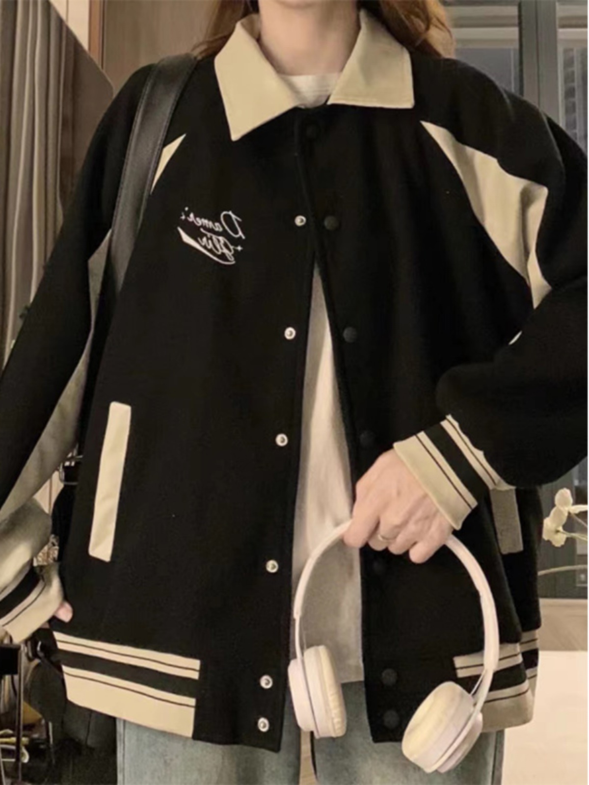 Jaquetas de Beisebol Femininas - Women'S Fashion Utility Jacket avaliação e preço