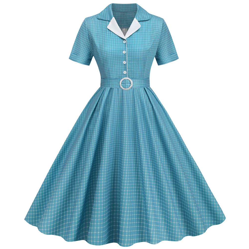 Vestidos Femininos Xadrez Vint - Women'S Fashion From The 60S avaliação e preço