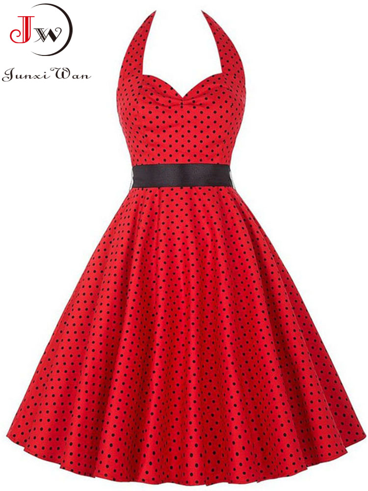 Vestido de bolinhas vintage, t - Women'S Fashion From The 60S avaliação e preço