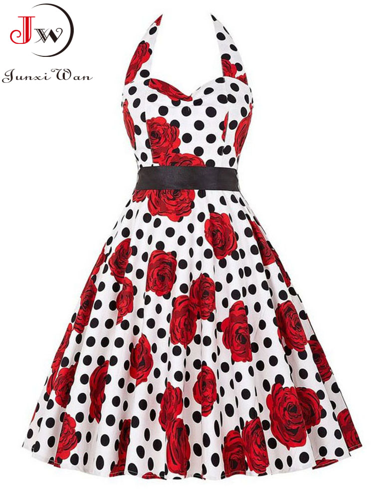 Vestido de bolinhas vintage, t - Women'S Fashion From The 60S avaliação e preço