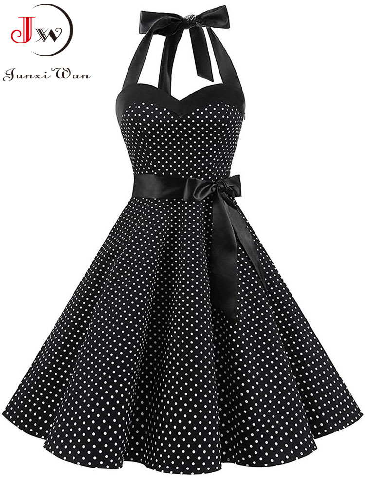 Vestido de bolinhas vintage, t - Women'S Fashion From The 60S avaliação e preço
