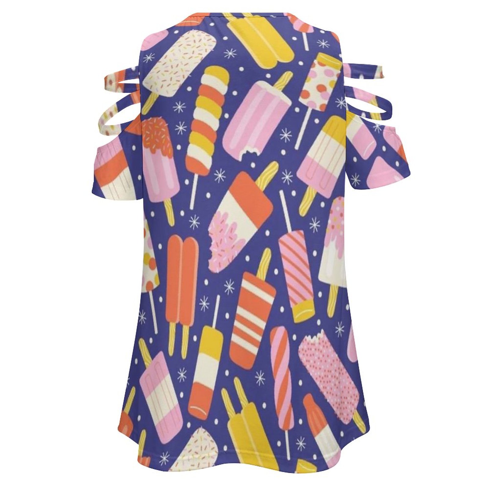 Popsicles nova moda zip fora d - Women Fashion Vector avaliação e preço