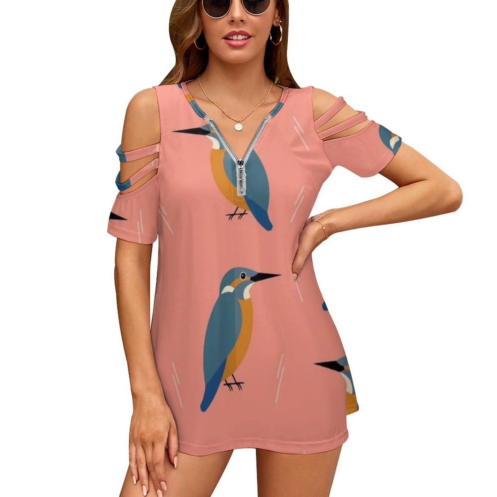 Kingfishers em todos os lugare - Women Fashion Vector avaliação e preço