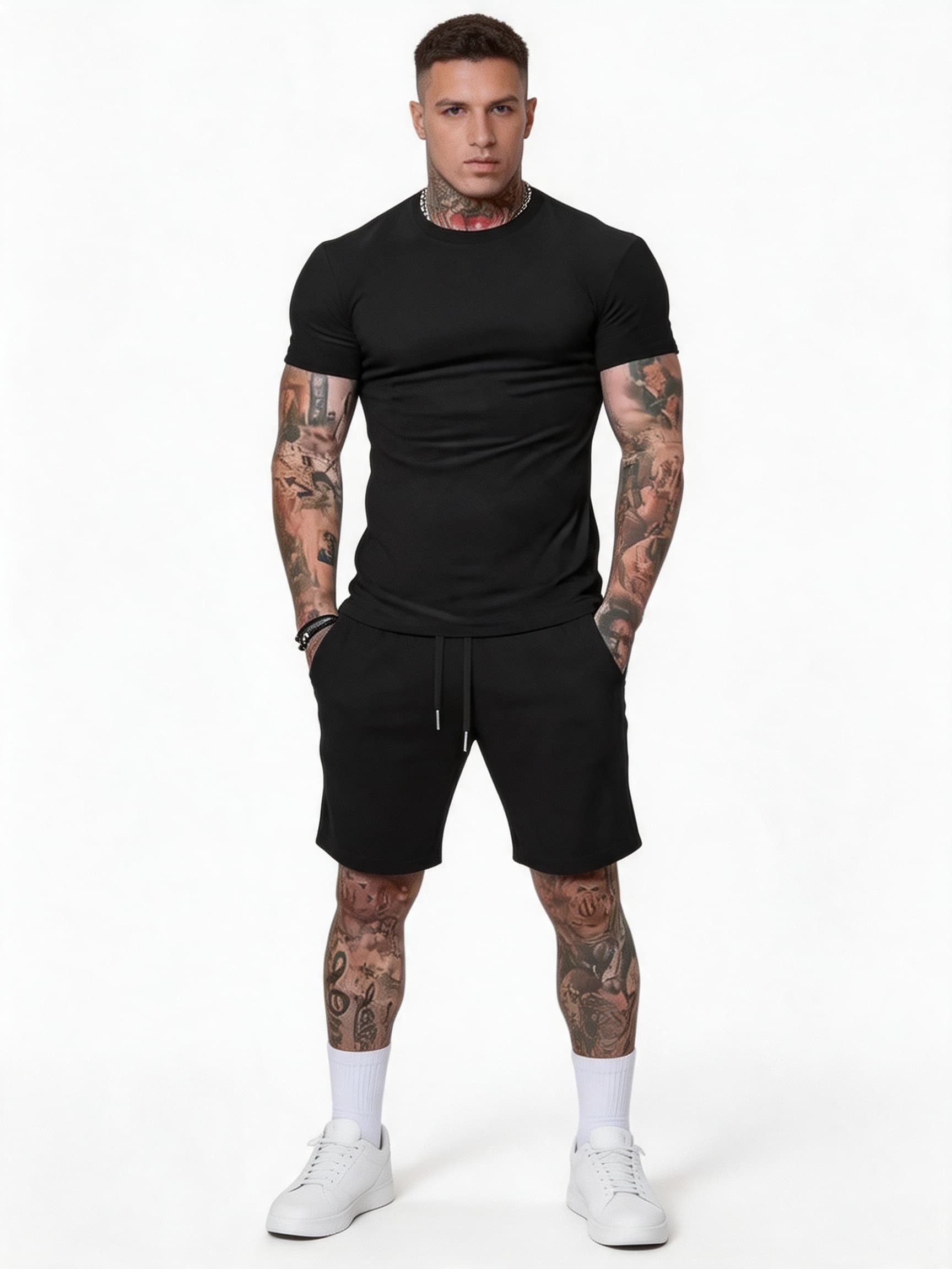 Conjunto de Verão Casual e Esp - Women And Men Fashion avaliação e preço