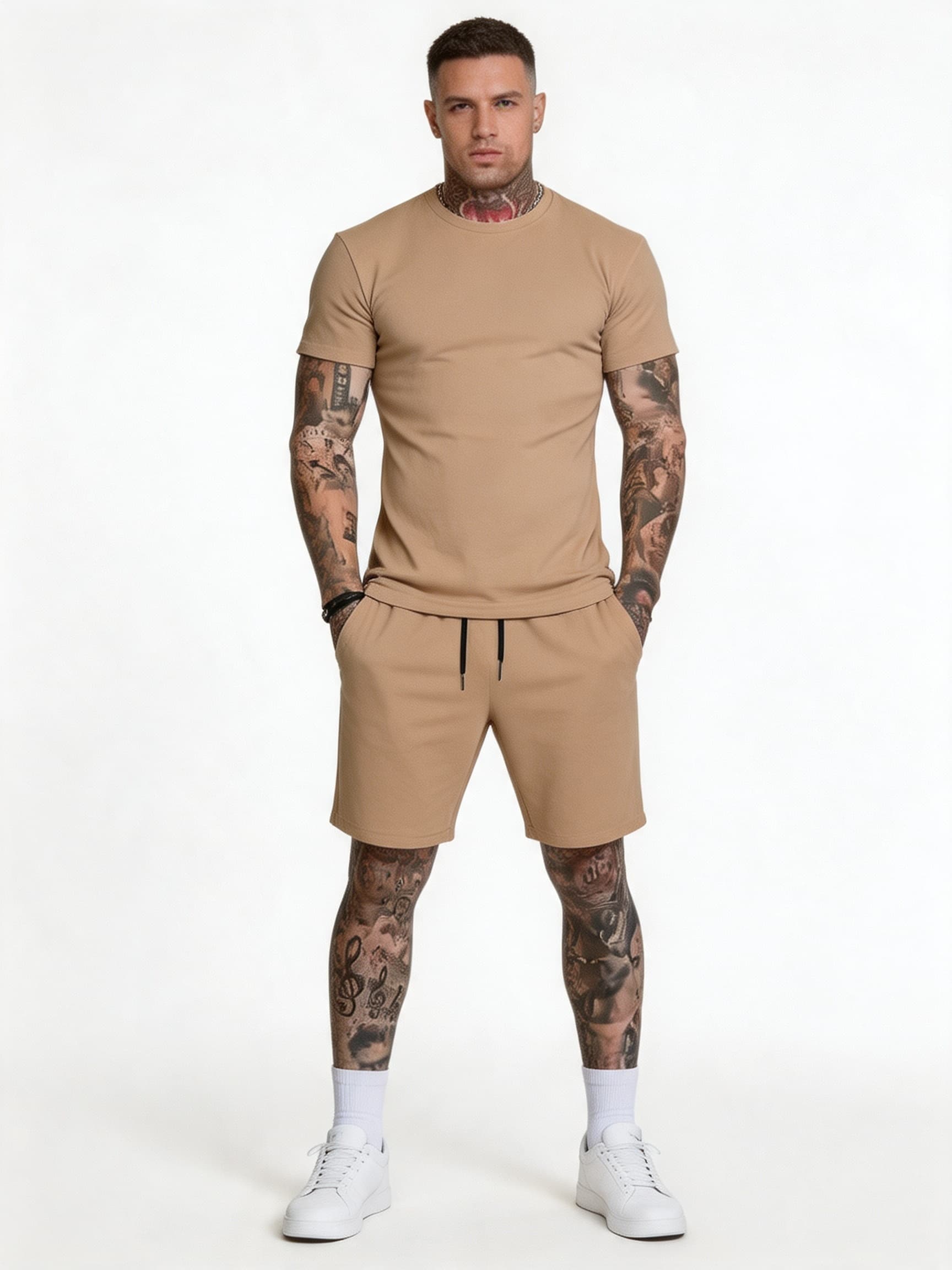 Conjunto de Verão Casual e Esp - Women And Men Fashion avaliação e preço