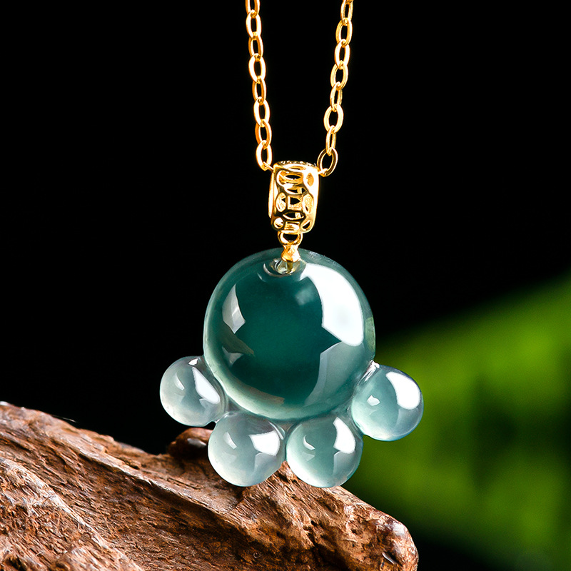 Colar com Pingente de Jade Nat - Women Fashion Necklace avaliação e preço