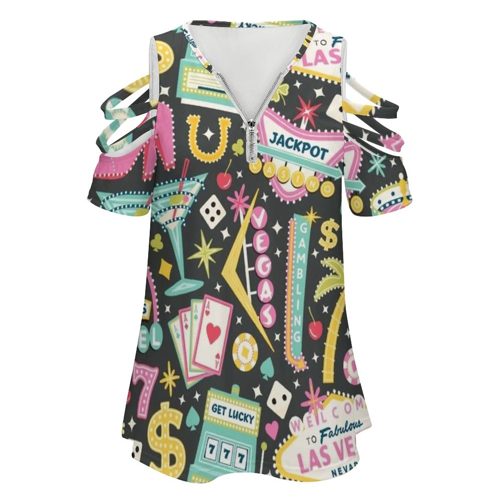 Viva las vegas camiseta femini - Women Fashion Vector avaliação e preço