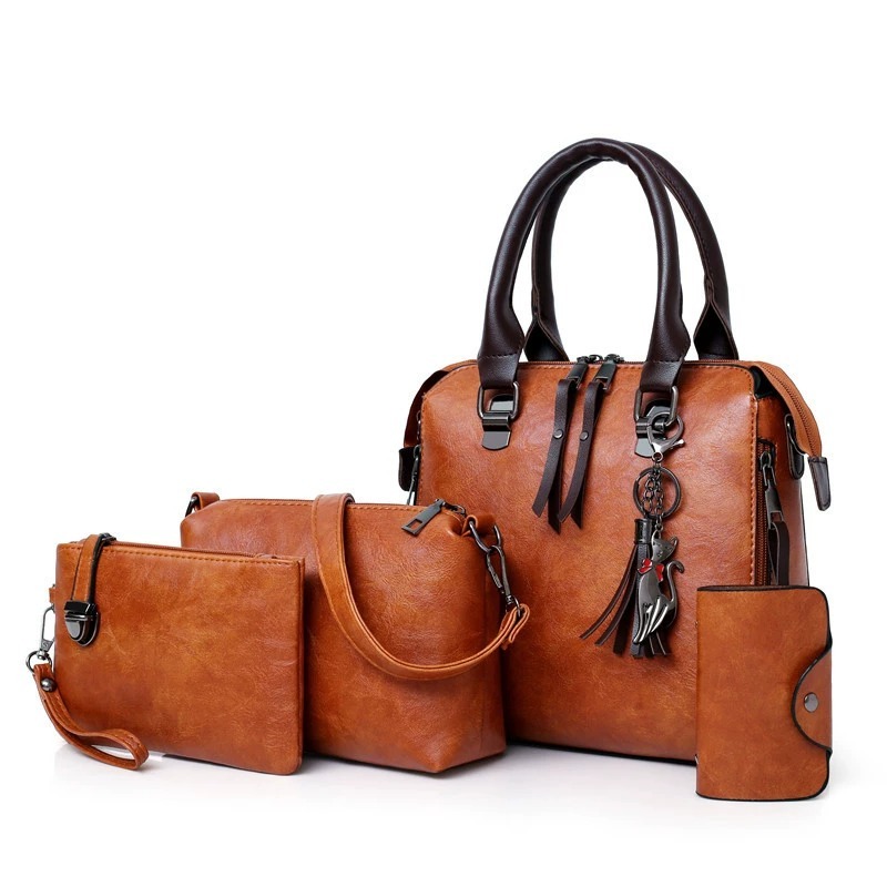 Conjunto de 4 Bolsas em Cores  - Women Fashion Handbags avaliação e preço